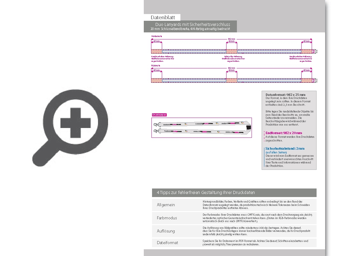 Product Bild duo-lanyards_mit_sicherheitsverschluss__20_mm_schl__sselbandbreite__4_4-farbig_beidseitig_bedruckt