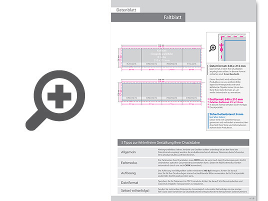 Product Bild faltblatt__gefalzt_auf_quadrat_21_0_cm_x_21_0_cm__vertikaler_doppelparallelfalz__8-seitig